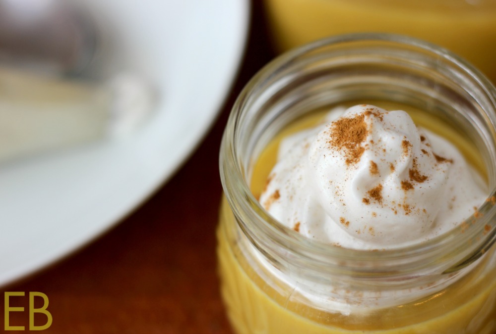 Pumpkin Custard in a Jar {easy for lunches and snacks!} Paleo