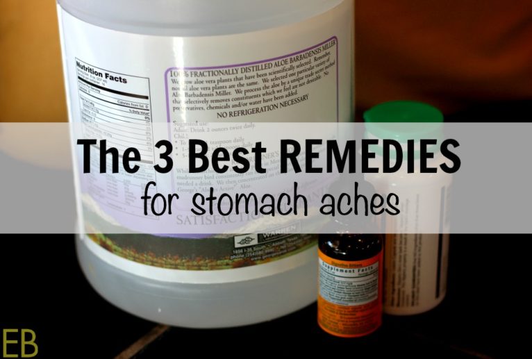 What are some remedies for mild stomach aches?
