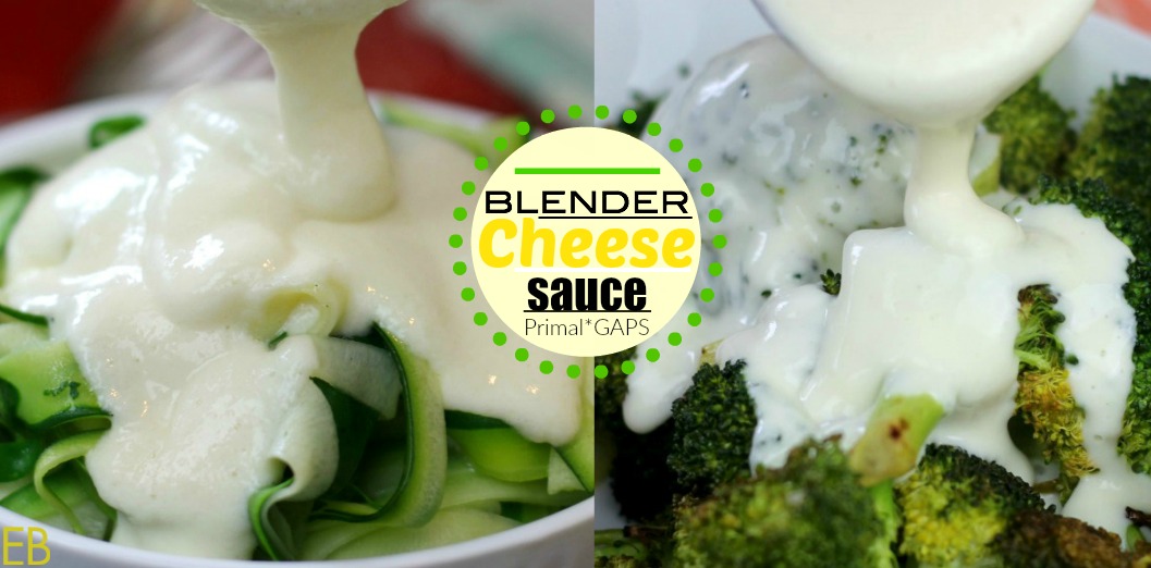 Blender Cheese Sauce 5 ingredients; quick & easy! {GAPSfriendly