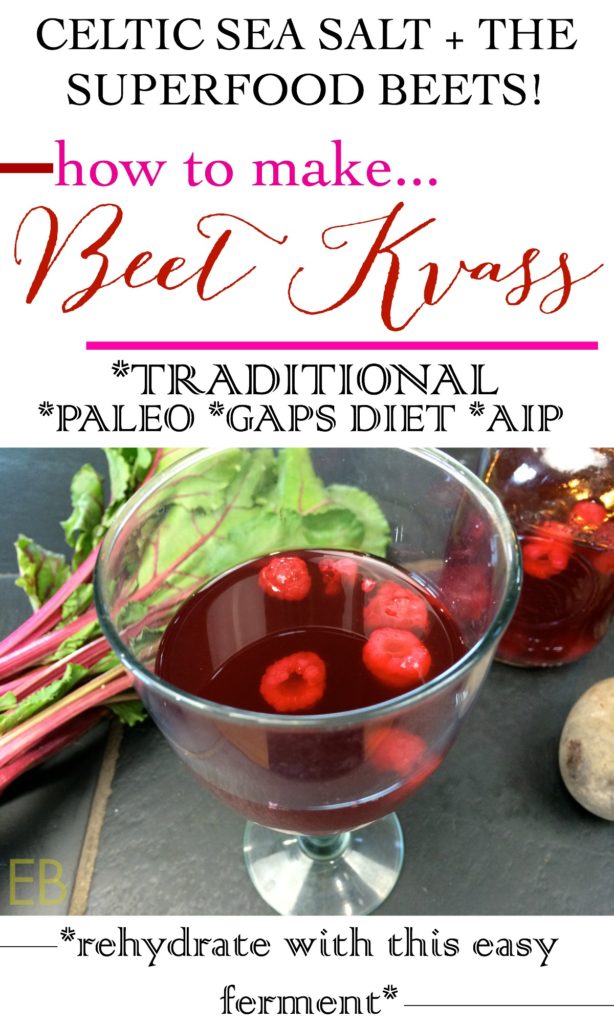 How to Make Beet Kvass- an easy, delicious ferment that hydrates and provides probiotics! GAPS, AIP, Paleo