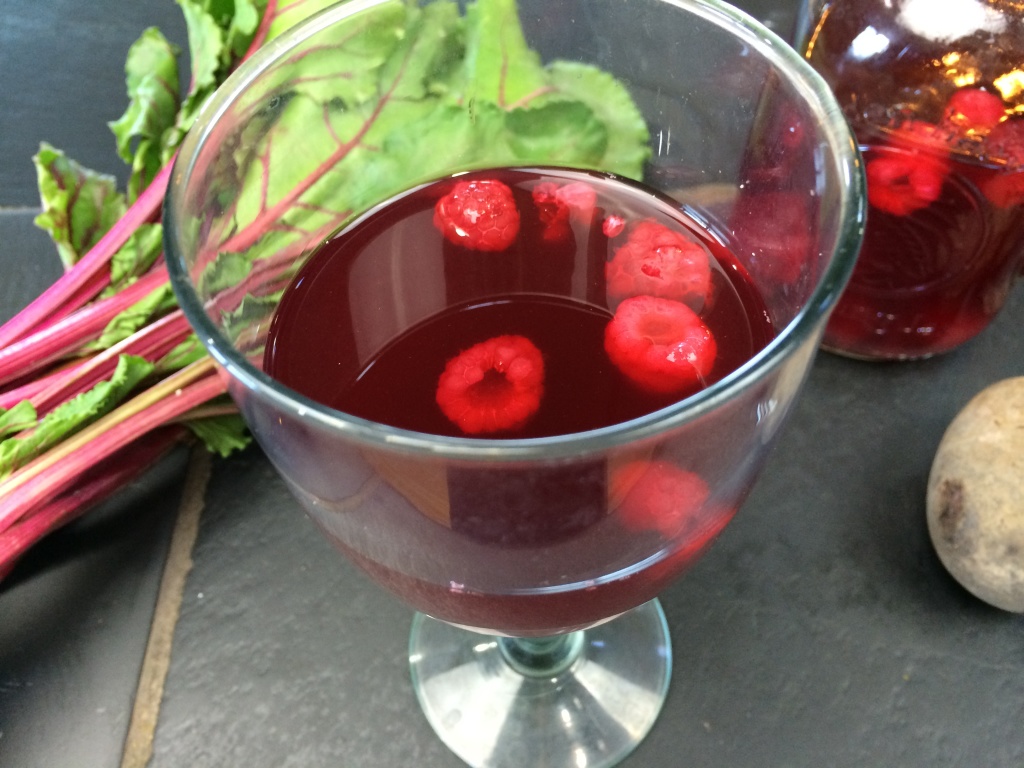 beet kvass with sea salt