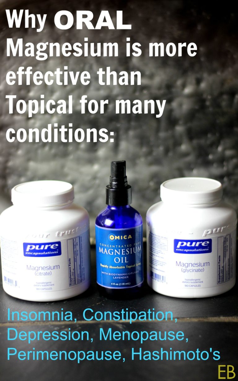 Why ORAL Magnesium is more effective than Topical for many conditions
