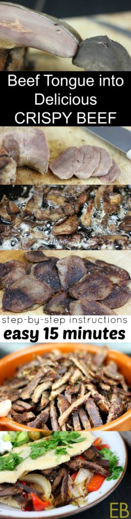 Beef Tongue into Delicious CRISPY BEEF - with an Instant Pot option