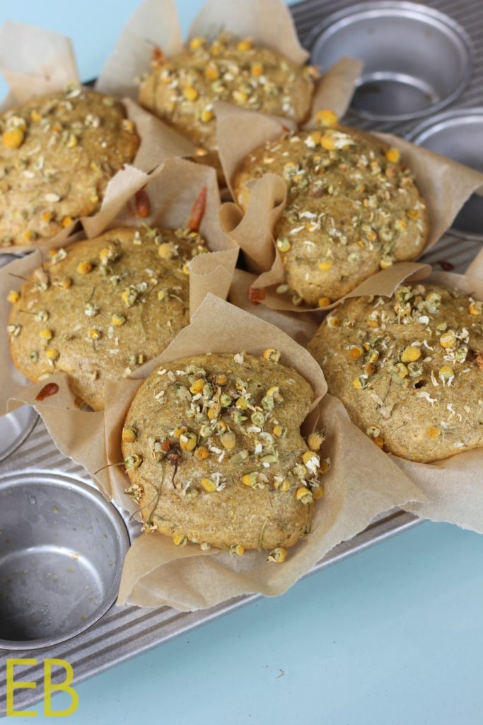 Chamomile Muffins {Paleo}