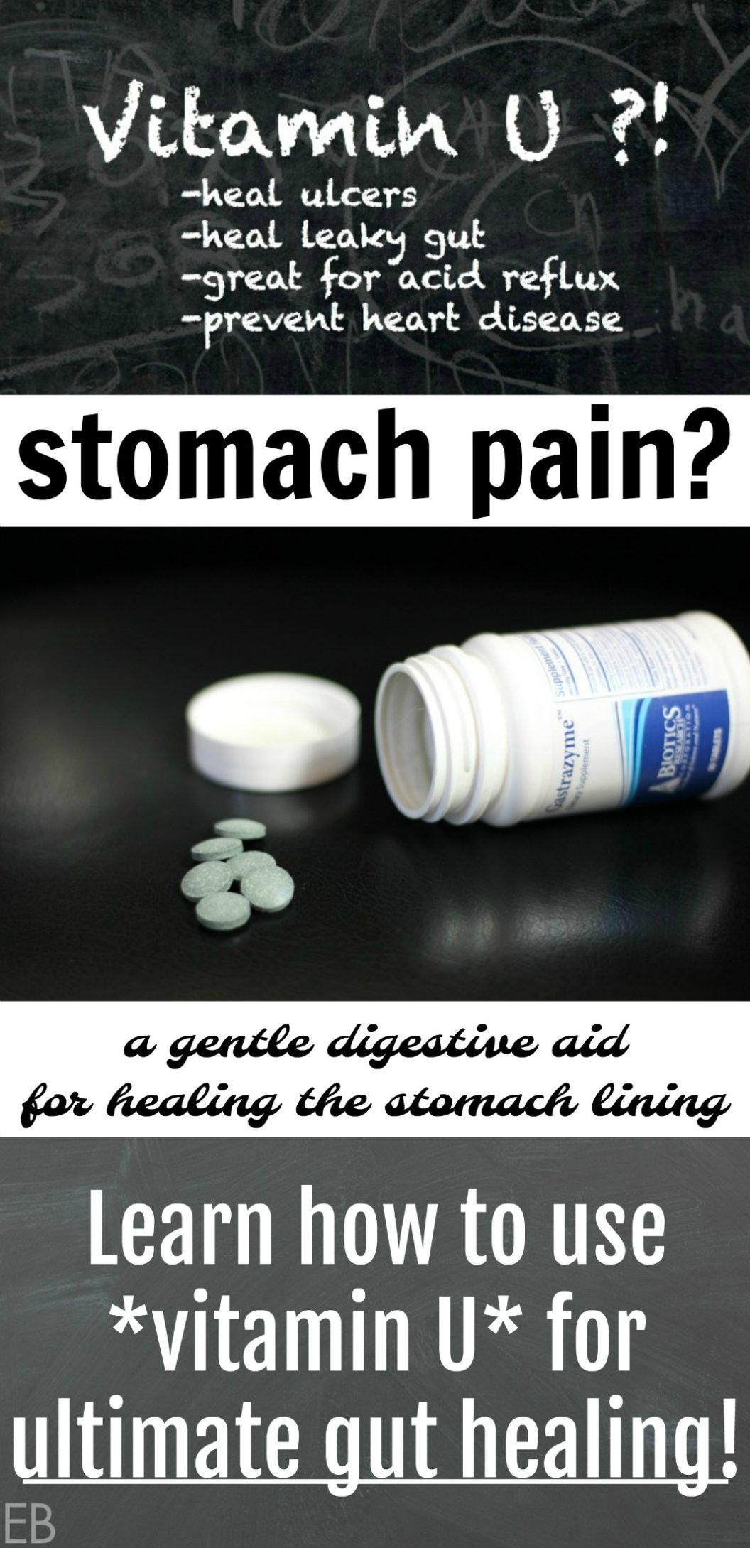 Vitamin U and ZincCarnosine for Stomach Pain, Ulcer, Leaky Gut Eat