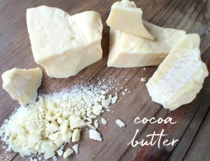 chunks of raw cocoa butter