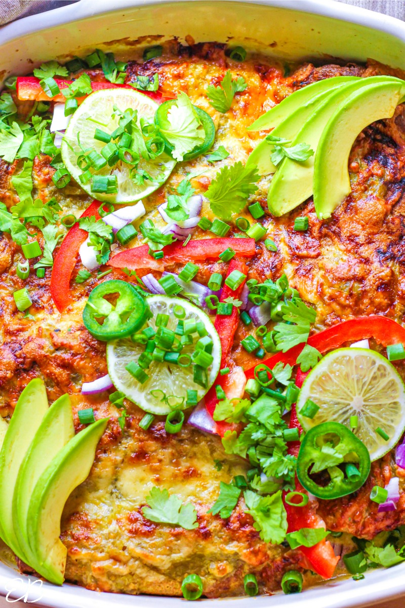 KETO Verde Chicken & Cheese Enchiladas (Primal, GAPS) Eat Beautiful