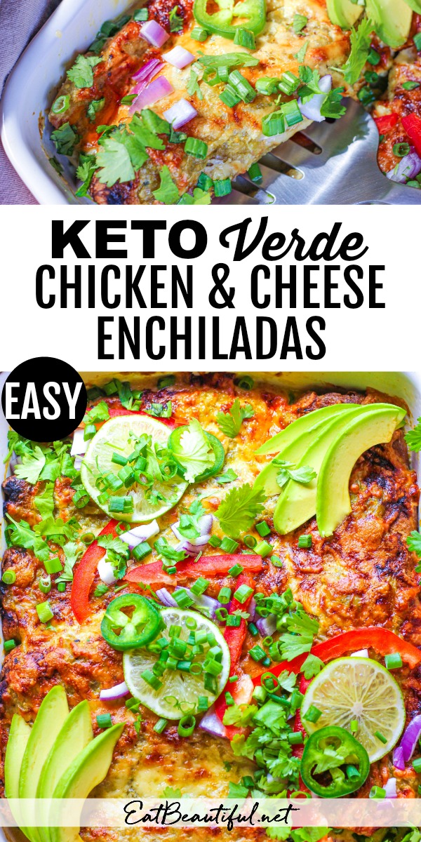 KETO Verde Chicken & Cheese Enchiladas (Primal, GAPS) Eat Beautiful