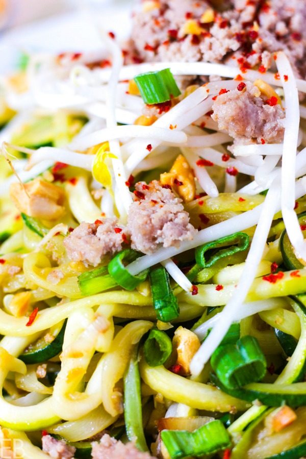 Keto Pad Thai {Whole30PaleoGAPSAIP variation} Eat Beautiful