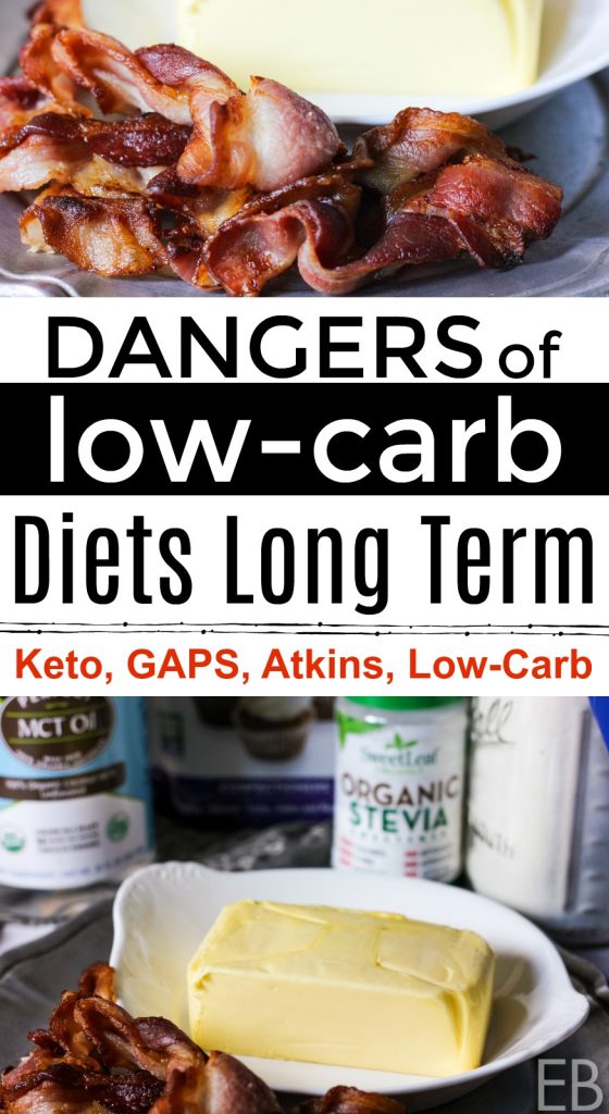 Dangers of Low-Carb Diets Long Term and ways around those risks! This post applies to Low-carb, Keto, some Paleo diets, the GAPS diet and the Atkins diet. Learn what health risks exist so you can avoid them. #lowcarb #keto #gapsdiet #atkins #health #diet #danger #wellness #diy #holistic