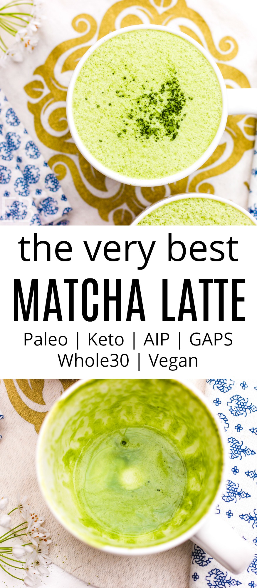 Iced Matcha Latte (Whole30, Dairy Free) - Nom Nom Paleo®