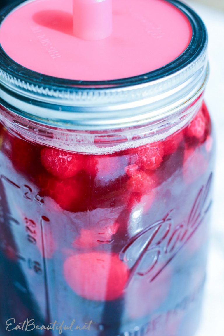 Easy Raspberry Beet Kvass - Eat Beautiful