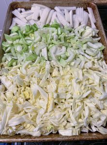image of asian veggies on sheet pan