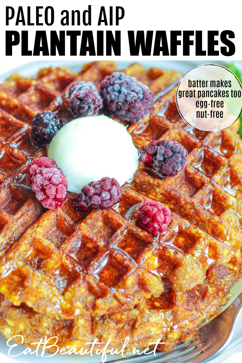 Paleo and AIP Plantain Waffles or Pancakes — Egg-free, Nut-free - Eat  Beautiful