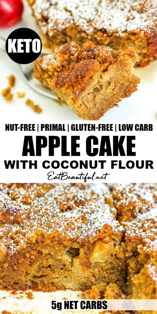 Keto Apple Cake with Coconut Flour (Nutfree Glutenfree Primal