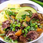 up close image of aip mexican stew