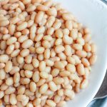 cooked and soaked navy beans