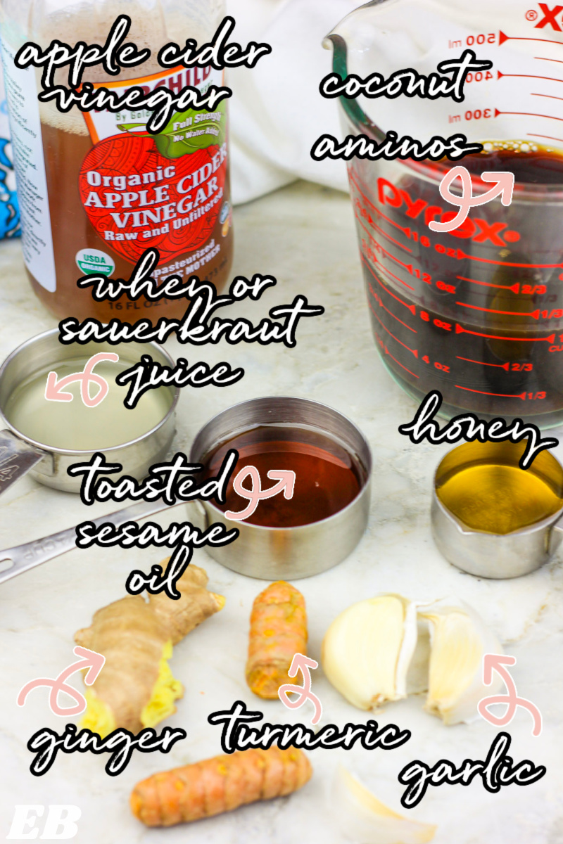 all of paleo teriyaki sauce ingredients labeled