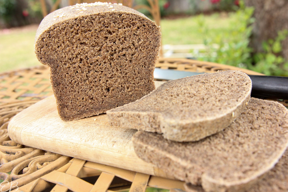 up close look at gluten free vegan oat bread