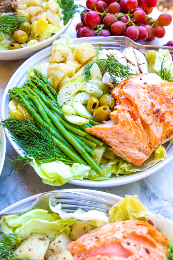 Salade Nicoise with Salmon, Tuna or Sardines — Paleo, AIP, Keto, Wh30