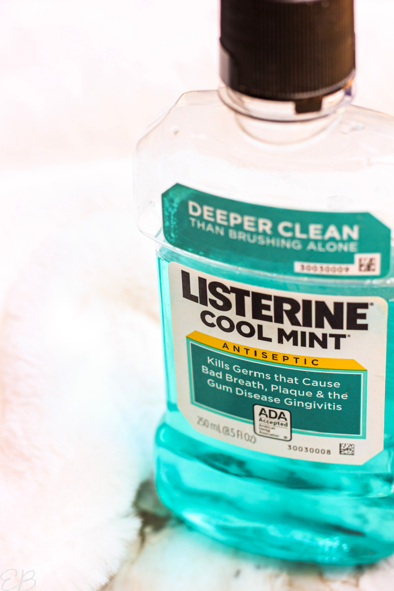 Listerine dog shop skin problems