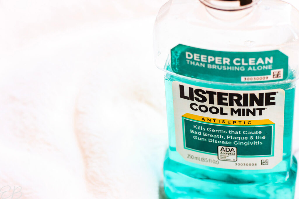Cool Mint Listerine for Rashes and Skin Pathogens Eat Beautiful