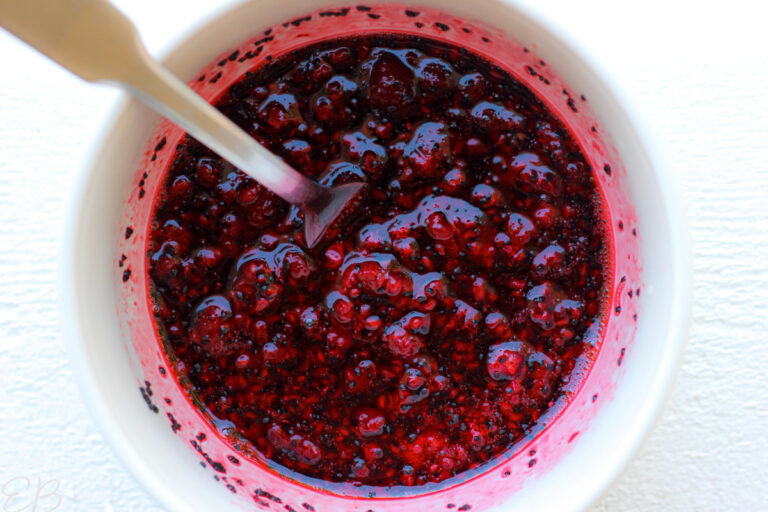 BASIL SEED JAM, Raspberry or Blackberry (Paleo, Vegan, Keto) Eat