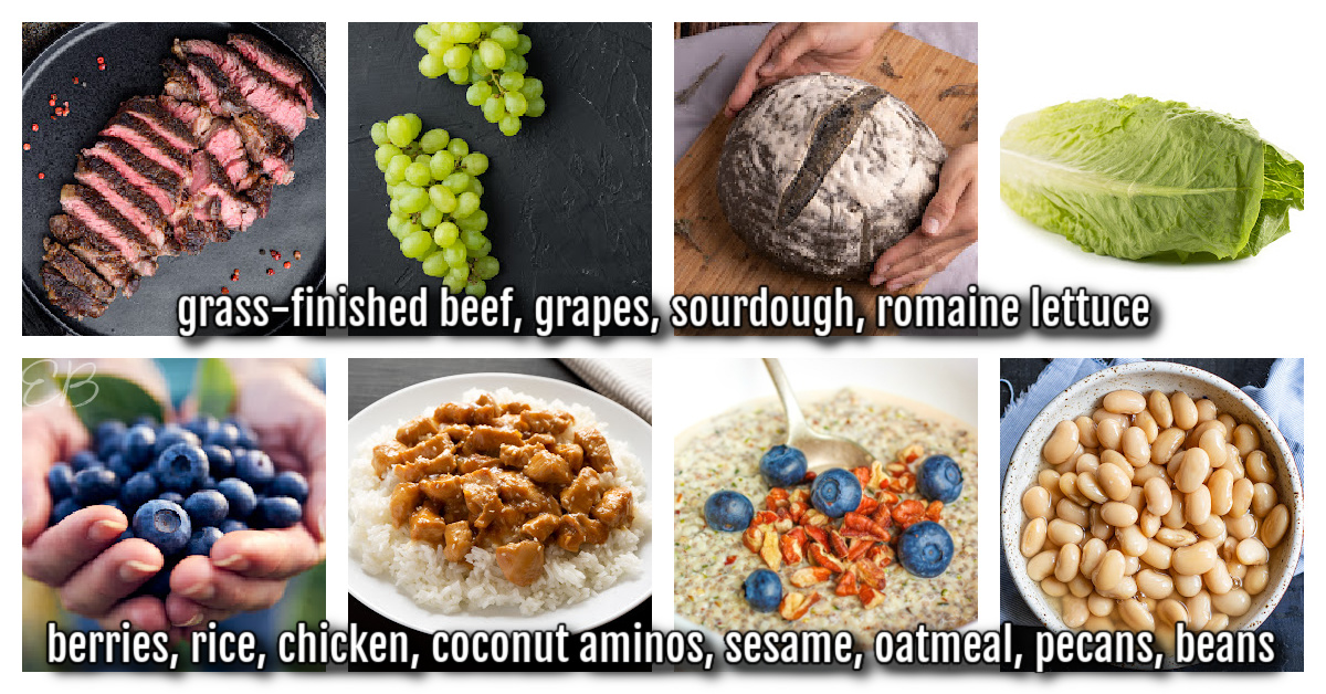 images of foods low in vitamin A