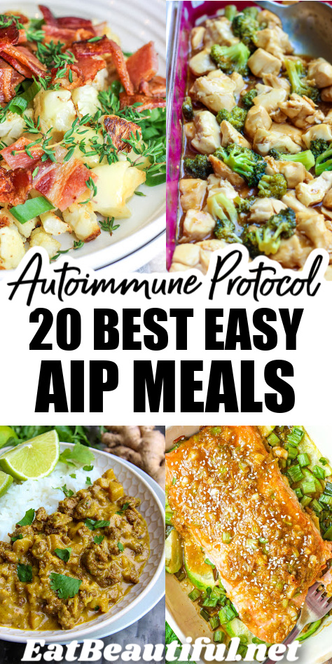 4 aip meals with banner: 20 best easy aip meals