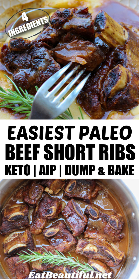 2 photos of paleo beef short ribs