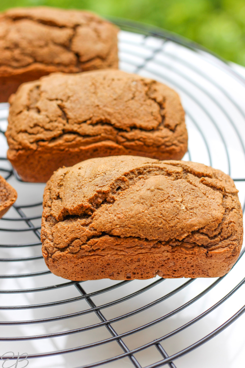 3 loaves of best easy aip bread recipe on cooling rack