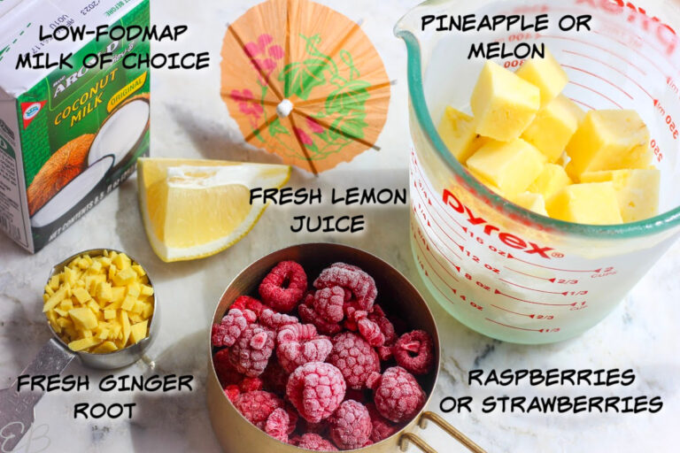 LowFODMAP Tropical Berry Smoothie Eat Beautiful