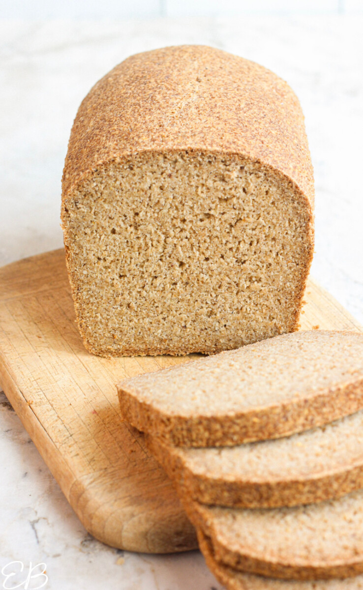 sliced loaf of low fodmap bread