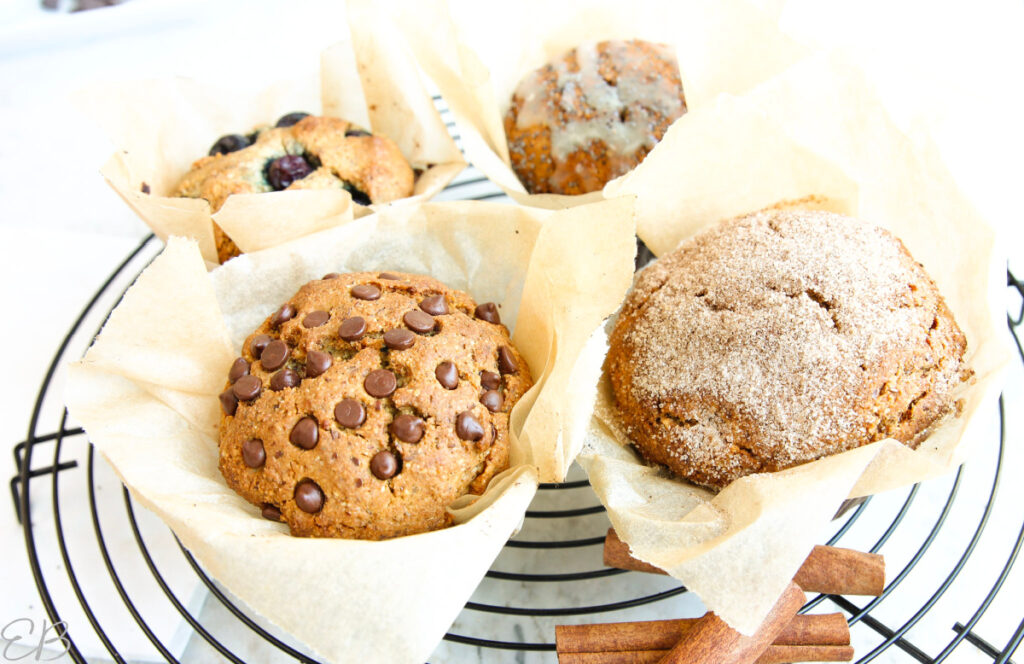 Paleo Vegan Keto Muffins — Master Recipe! (any flavor! Lemon, Berry