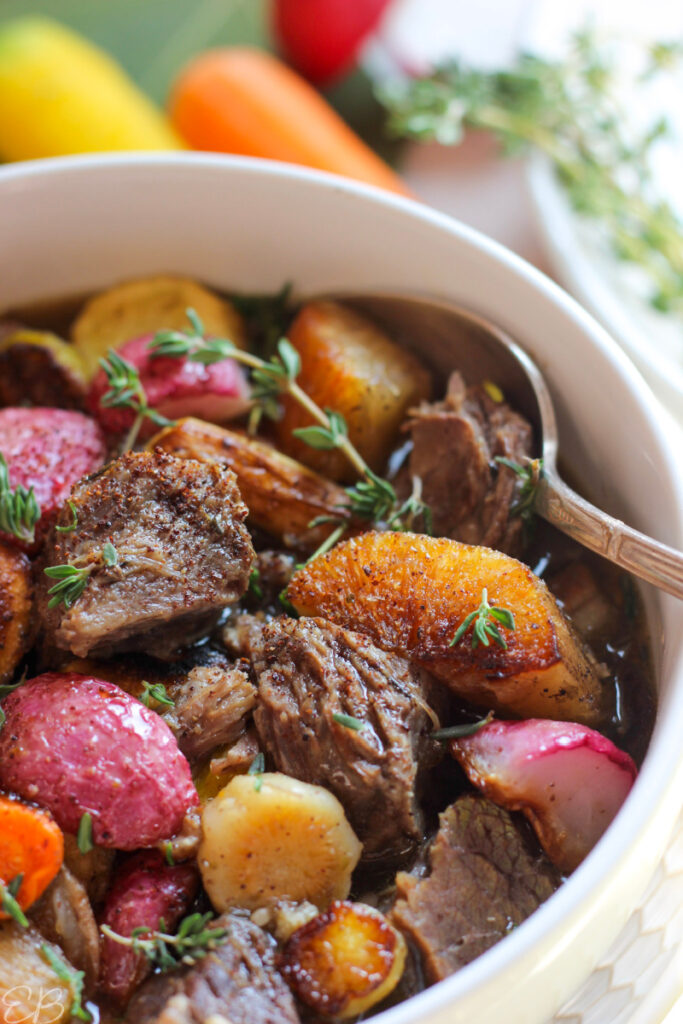 Middle Eastern BEEF STEW with Za'atar! (1 Pot, Low FODMAP) Eat Beautiful