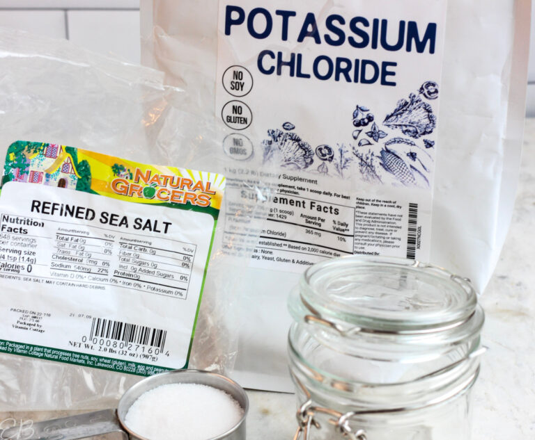 Homemade Lite Salt/Salt Substitute Recipe (Morton Copycat) Salt