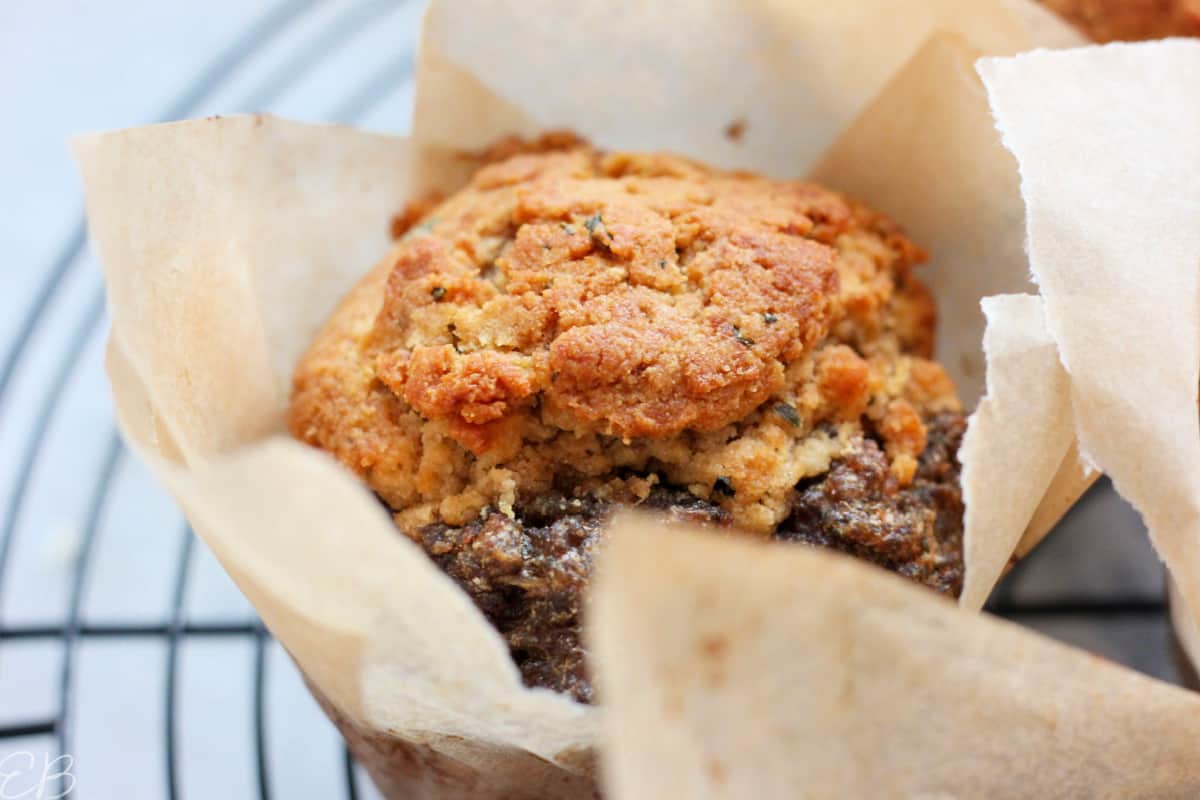 up close image of paleo aip beef and savory herb muffins
