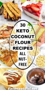 30 Keto Coconut Flour Recipes! (all *nut-free, Paleo, Gluten-free ...