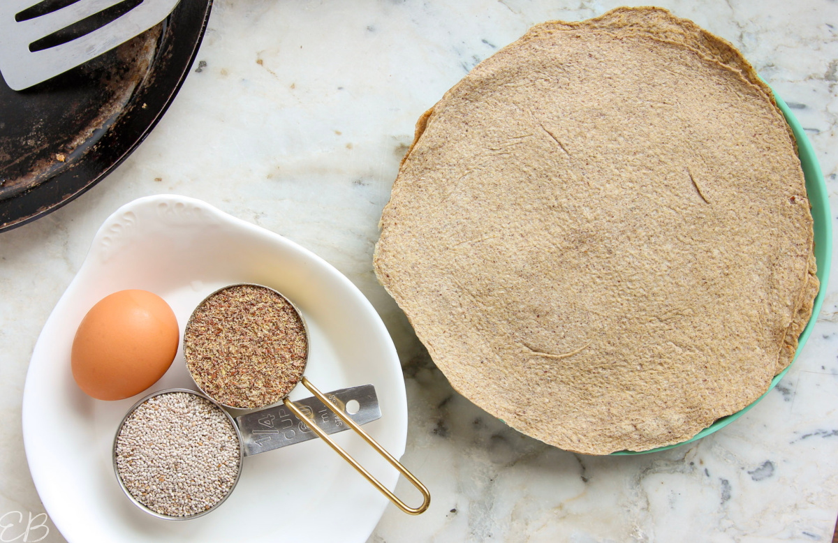 ingredients in chia flax tortillas