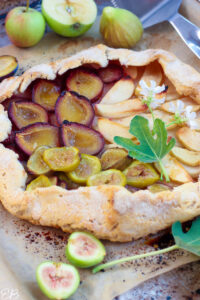 whole paleo galette with three fruits