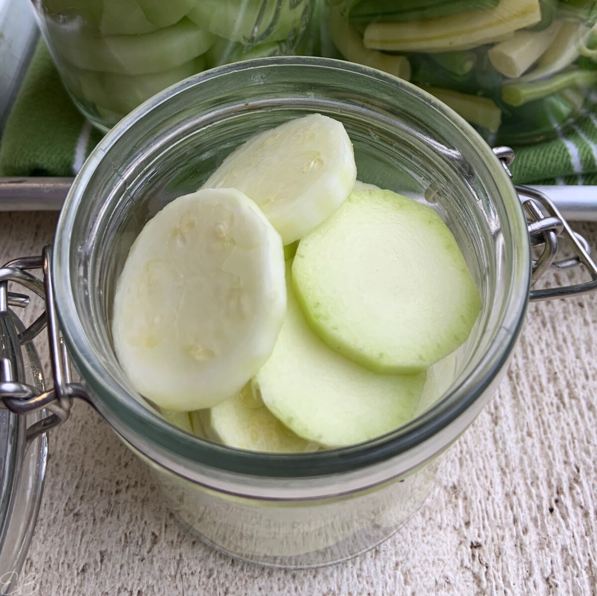 Pickled Zucchini (no sugar, Paleo, AIP, Keto, Glutenfree) Eat Beautiful