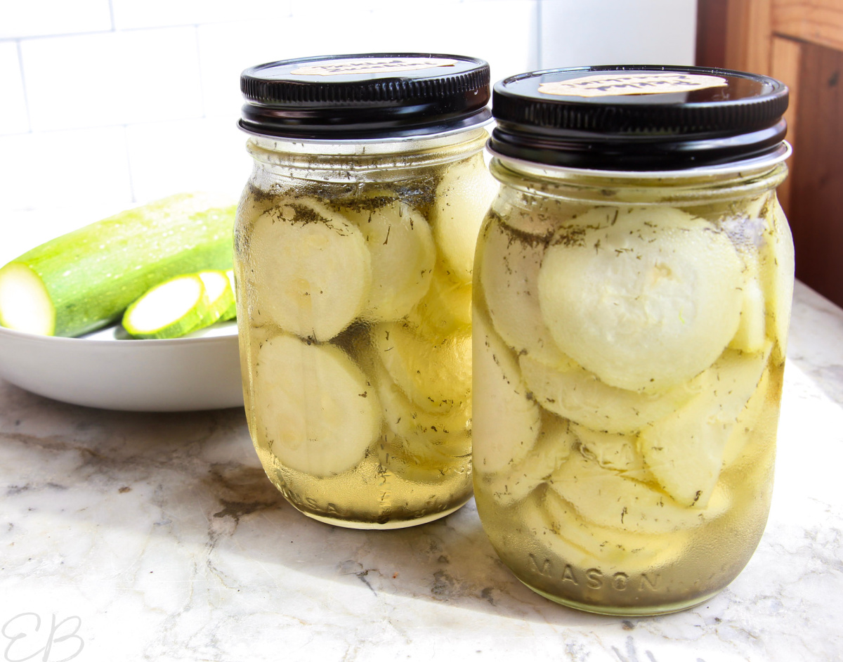 Pickled Zucchini (no sugar, Paleo, AIP, Keto, Glutenfree) Eat Beautiful