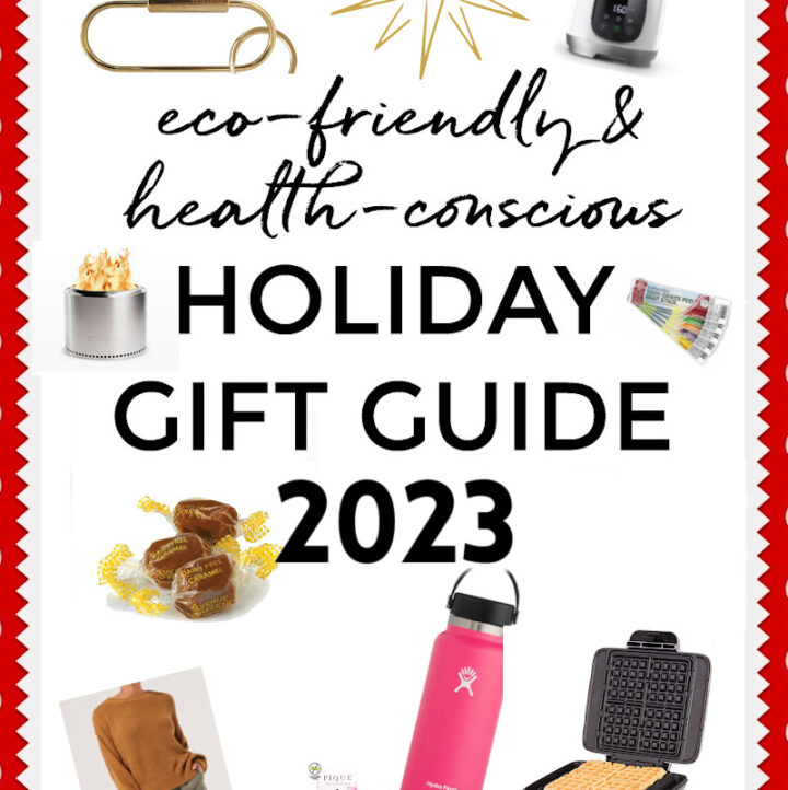 holiday gift guide 2023 wording with gift idea images