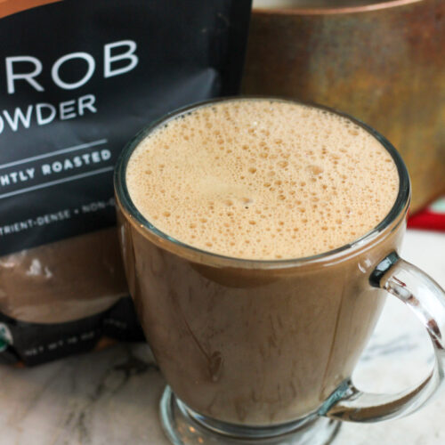 Hot Carob Drink recipe, with bulk Powder Mix option (Paleo, AIP
