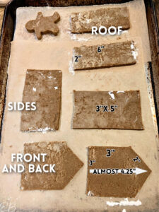 exact measurements of roof pieces