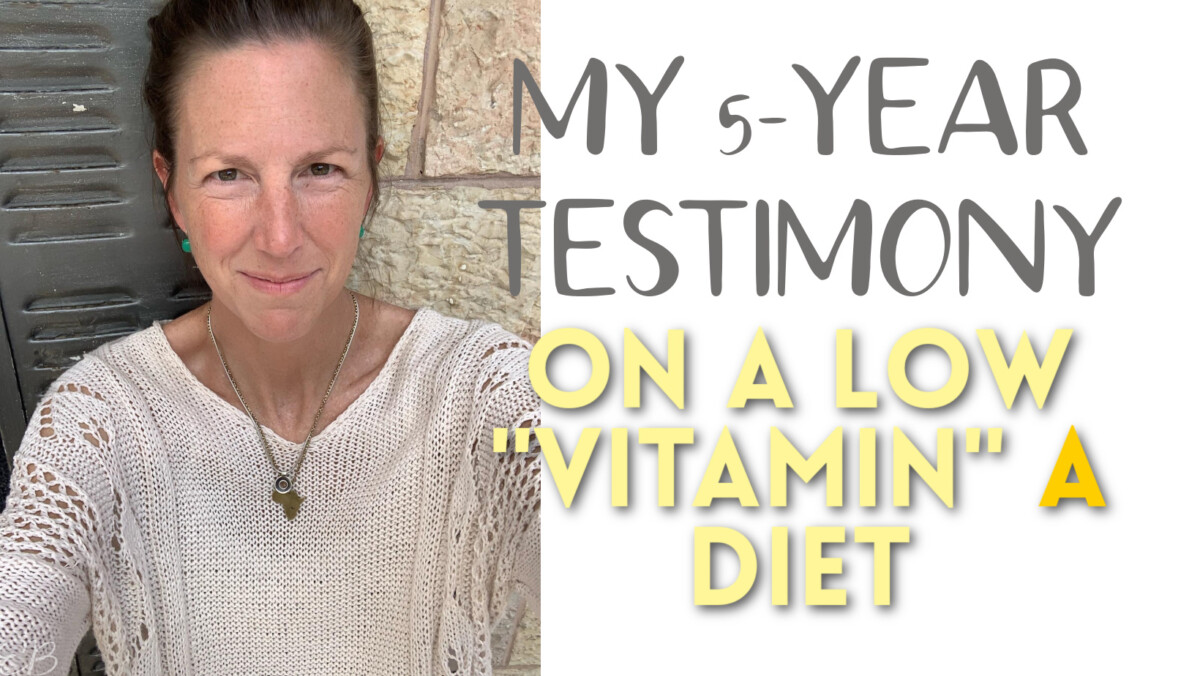 my 5 year testimony on a low vitamin A diet wording with photo of me