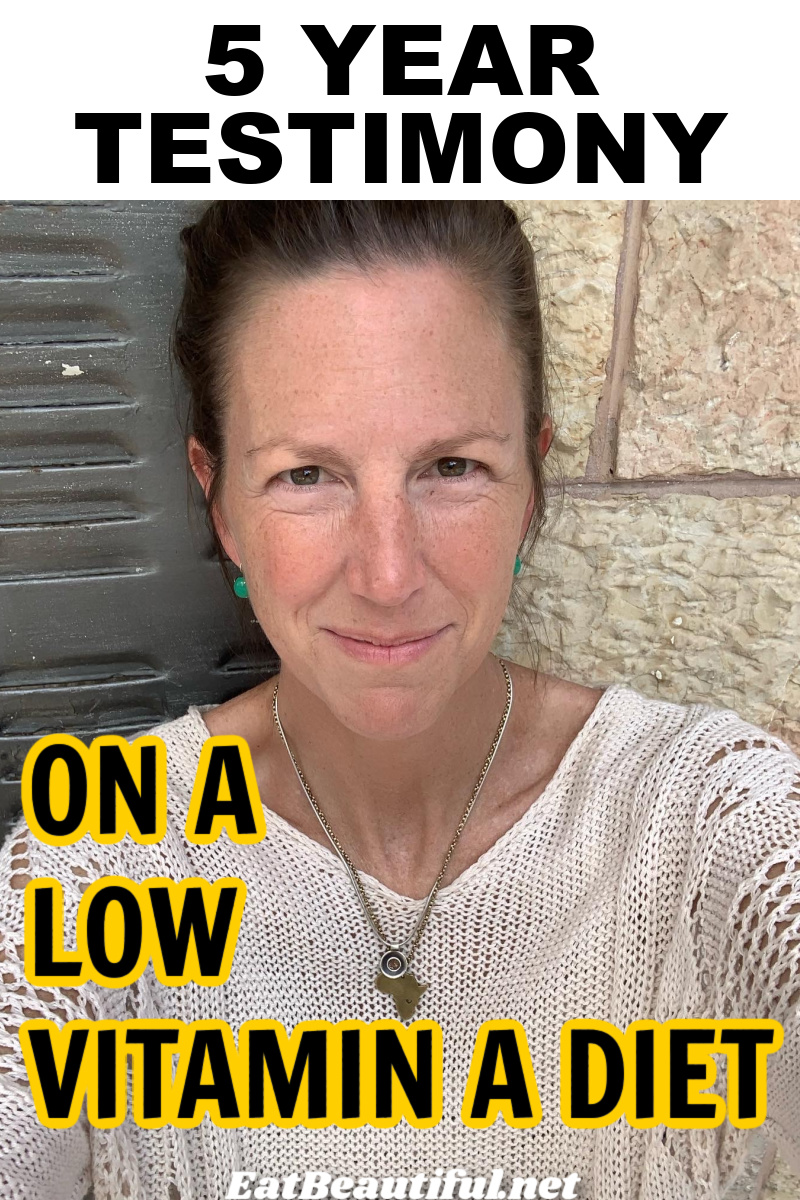 my 5 year testimony on a low vitamin A diet wording with photo of me