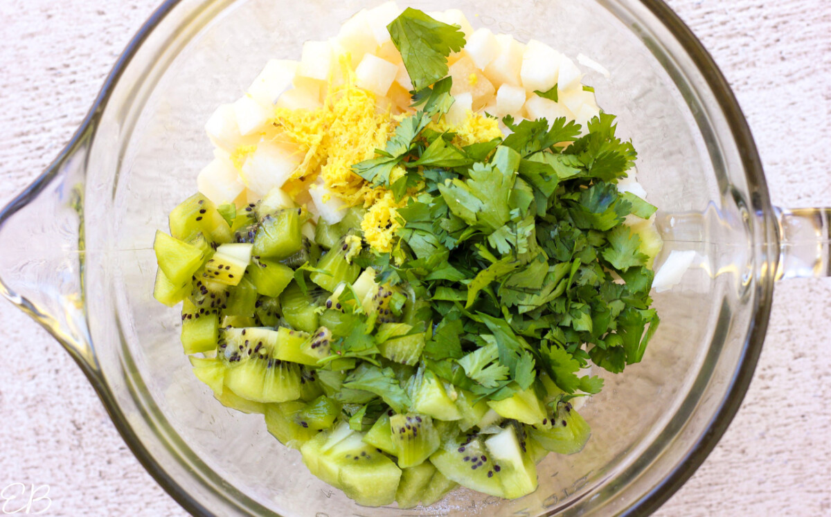 GingerLime Salsa with Kiwi and Jicama (nightshadefree, AIP, Paleo) Eat Beautiful