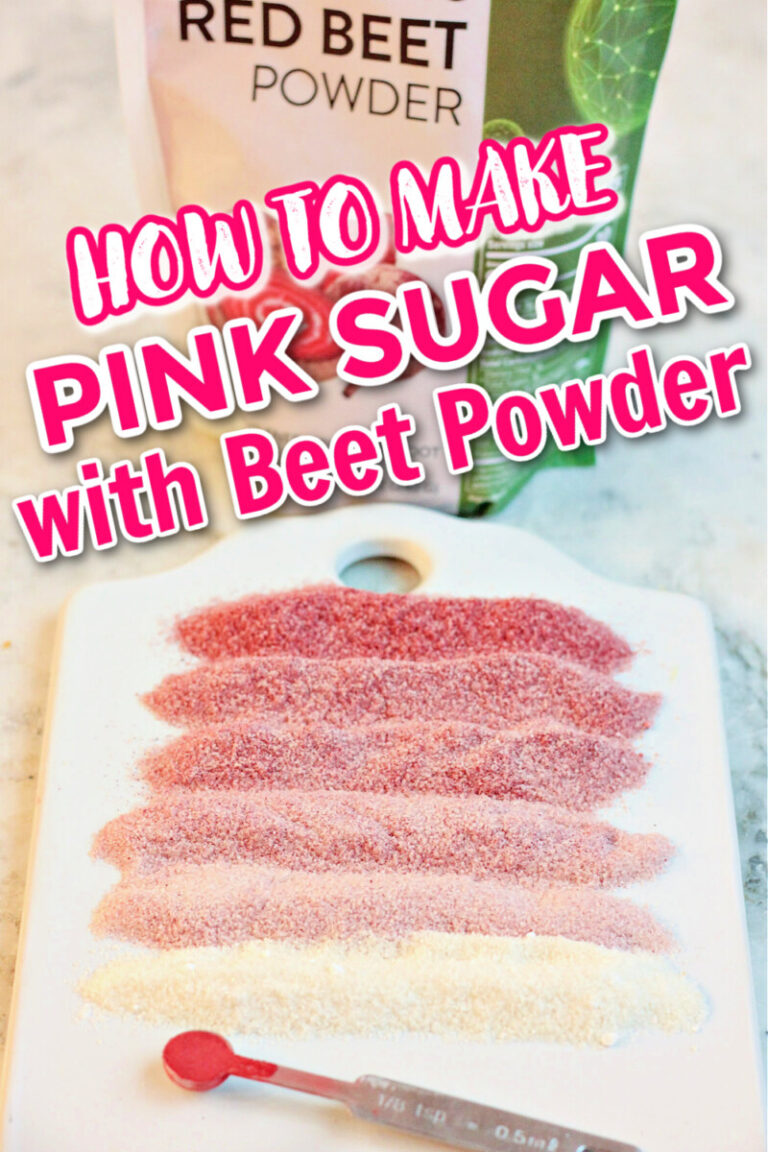 How to make Pink Sugar with Beet Powder (Natural color, dye free) - Eat ...