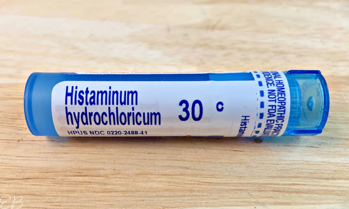 histaminum homeopathic for histamine reactions to bites and stings